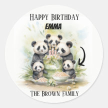 2 Parents 3 Enfants - Aquarelle Famille Anniversai