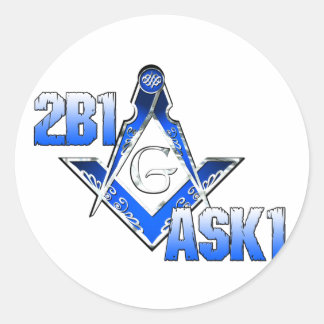 STICKER ROND 2B1ASK1