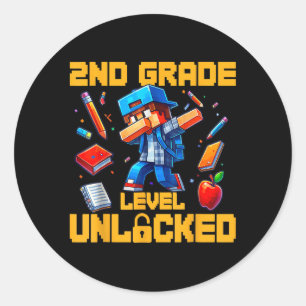Sticker Rond 2e niveau de qualité déverrouillé Dabbing Boys Gam