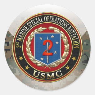 Sticker Rond 2ème MSOB [3D]