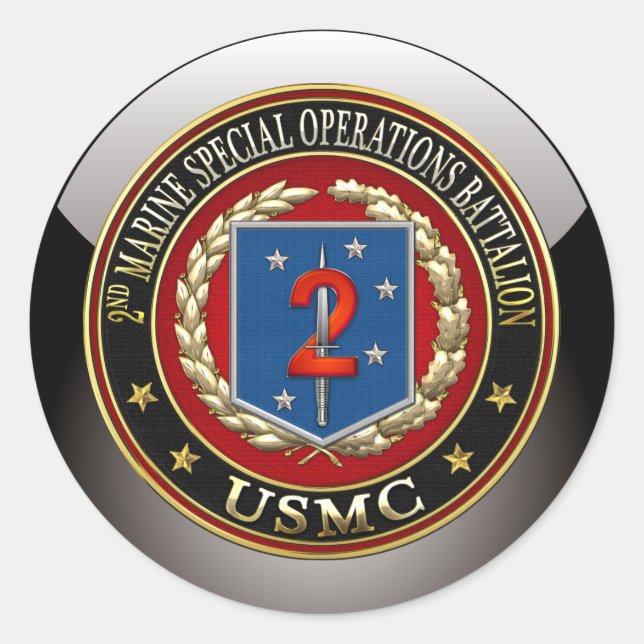 Sticker Rond 2nd MSOB [3D] (Devant)