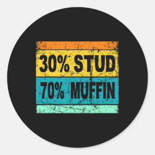 Sticker Rond 30 Stud 70 Chemise Muffin Stud Chemise Muffin Va
