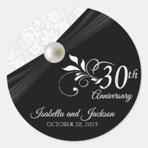 Sticker Rond 30e anniversaire de Pearl Design