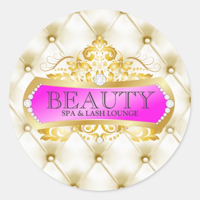 Sticker Rond 311 Beauté d'or (Devant)