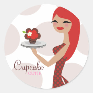 Sticker Rond 311 Boulangerie Cutie Cupcake