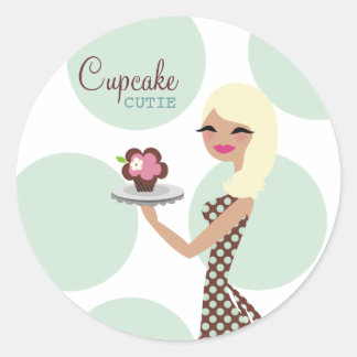 Sticker Rond 311-Candie Cutie_Turquoise