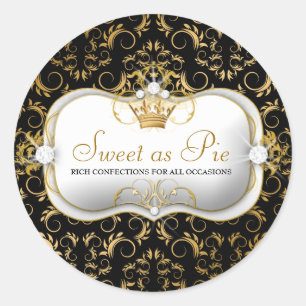 Sticker Rond 311 Ciao Bella Golden Divine Rich Black