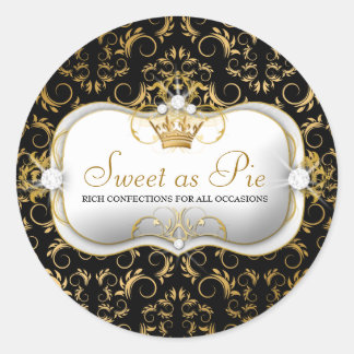 Sticker Rond 311 Ciao Bella Golden Divine Rich Black