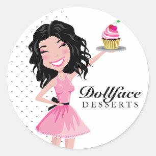 Sticker Rond 311 Dollface Desserts Kohlie