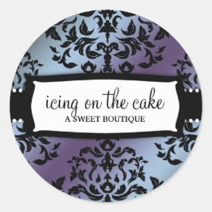 Sticker Rond 311 Glacage sur le gâteau Hydrangea