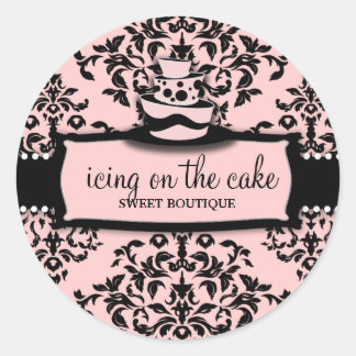 Sticker Rond 311 Glace sur le gâteau Sweet Icing Rose 3 Niveau