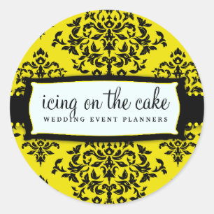 Sticker Rond 311-Glacer sur le gâteau - Abeille