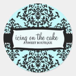 Sticker Rond 311 Glacer sur le gâteau Quelque chose de bleu