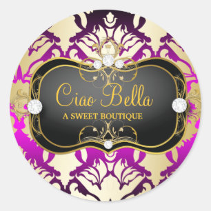 Sticker Rond 311 Jet Black Ciao Bella Rose Sass