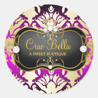 Sticker Rond 311 Jet Black Ciao Bella Rose Sass