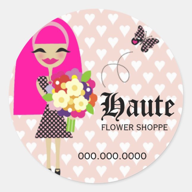 STICKER ROND 311-KILA | FLEURS ET BOUTEILLES INTERCHANGEABLES (Devant)