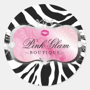 Sticker Rond 311 Lavish Pink Platter embrasse Sassy Sweets