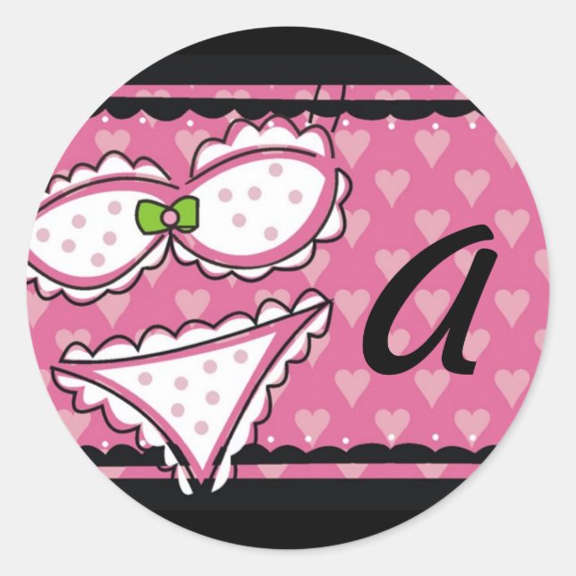 STICKER ROND 311-LINGERIE | SUIMSUIT (Devant)