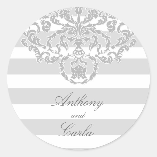 Sticker Rond 311 Mille Nautique Gris Classique (Devant)