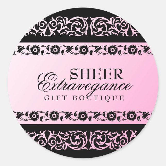 Sticker Rond 311-Sheer Extravagence Pink 2 (Devant)