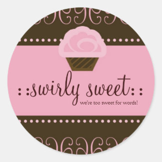 Sticker Rond 311-Tourbillonnant Sucré Trop 3 po