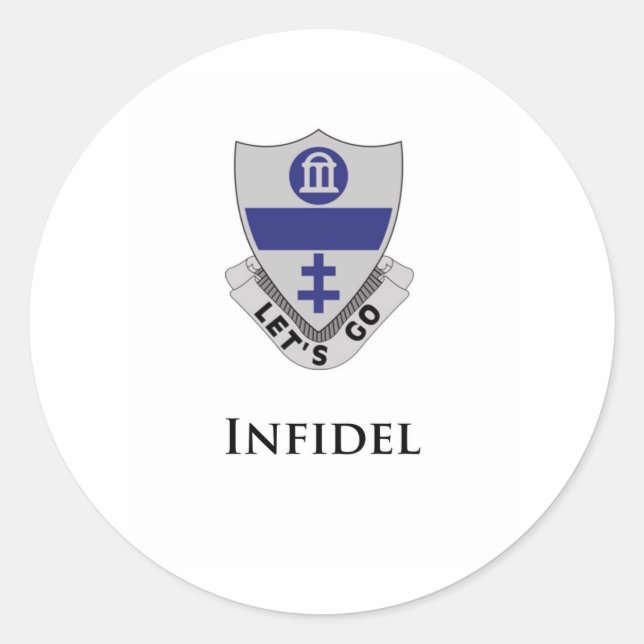 Sticker Rond 325e PIR- Infidel (Devant)