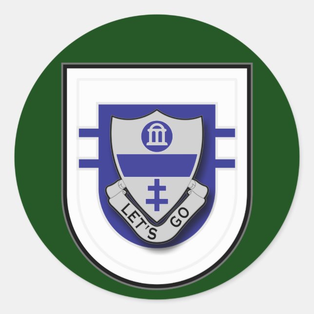 Sticker Rond 325th Régiment d'infanterie - 2d éclair de (Devant)