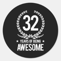 32e anniversaire (32 ans d'être génial)