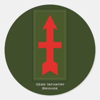 Sticker Rond 32e brigade d'infanterie