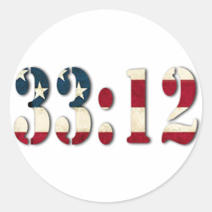 STICKER ROND 33:12 #1