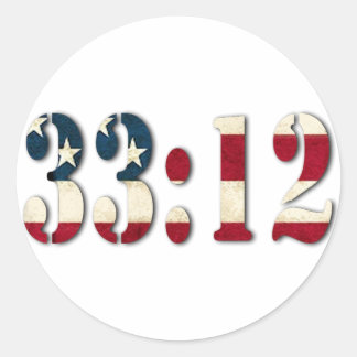 STICKER ROND 33:12 #1
