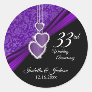 Cadeaux Anniversaire 33 Ans De Mariage Zazzle Fr