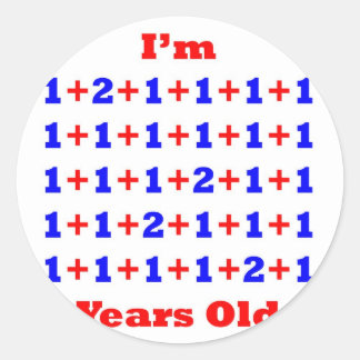 Sticker Rond 34 ans !