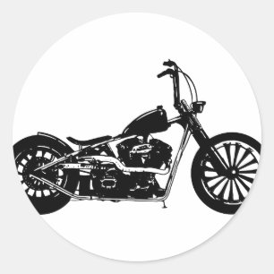 Sticker Rond 374 Chopper Bike