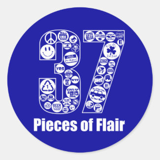 Sticker Rond 37 Pièces de Flair