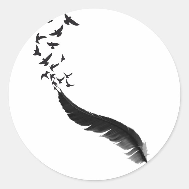 Sticker Rond 3947367_15653147_feder_voegel_orig.png (Devant)