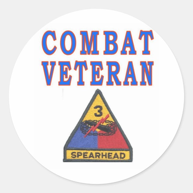 Sticker Rond 3e DIVISION ARMÉE (Devant)