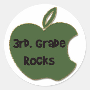 Sticker Rond 3e. Roches de grade
