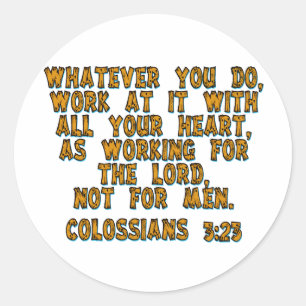 Sticker Rond 3h23 de Colossians