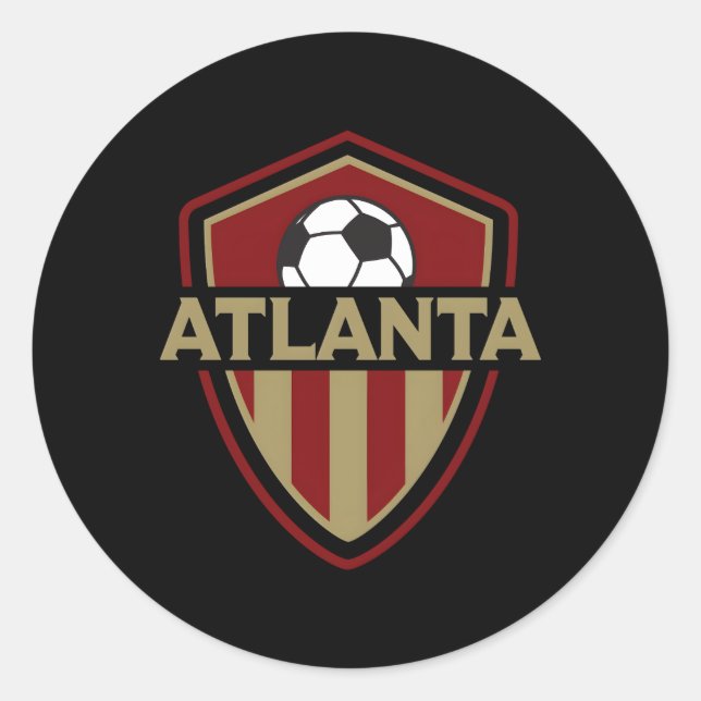 Sticker Rond 404 United Atlanta Ball Badge Jersey (Devant)