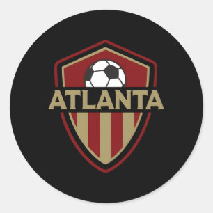 Sticker Rond 404 United Atlanta Ball Badge Jersey