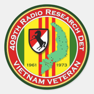Sticker Rond 409th RRD - Asa Vietnam