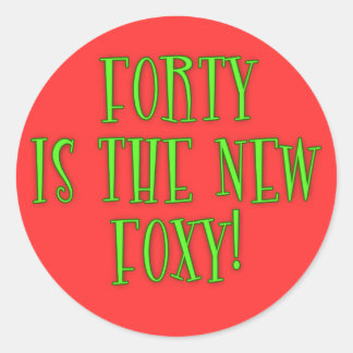 Sticker Rond 40 est le nouveau Foxy Products