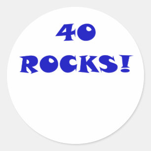 Sticker Rond 40 roches