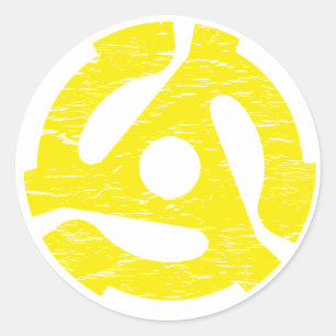 Sticker Rond 45 tr/min rétro
