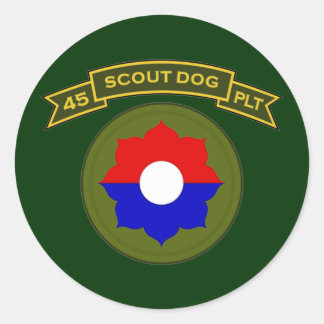 Sticker Rond 45e TPIP - 9e infanterie