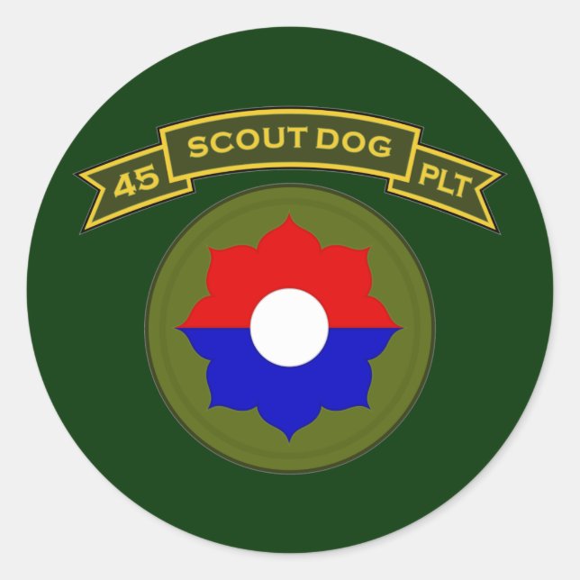 Sticker Rond 45e TPIP - 9e infanterie (Devant)