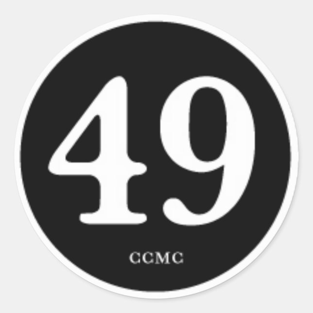 STICKER ROND 49CC MC " PATCH OF HONOR" (Devant)