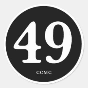 STICKER ROND 49CC MC " PATCH OF HONOR"