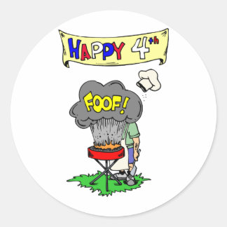 Sticker Rond 4 juillet